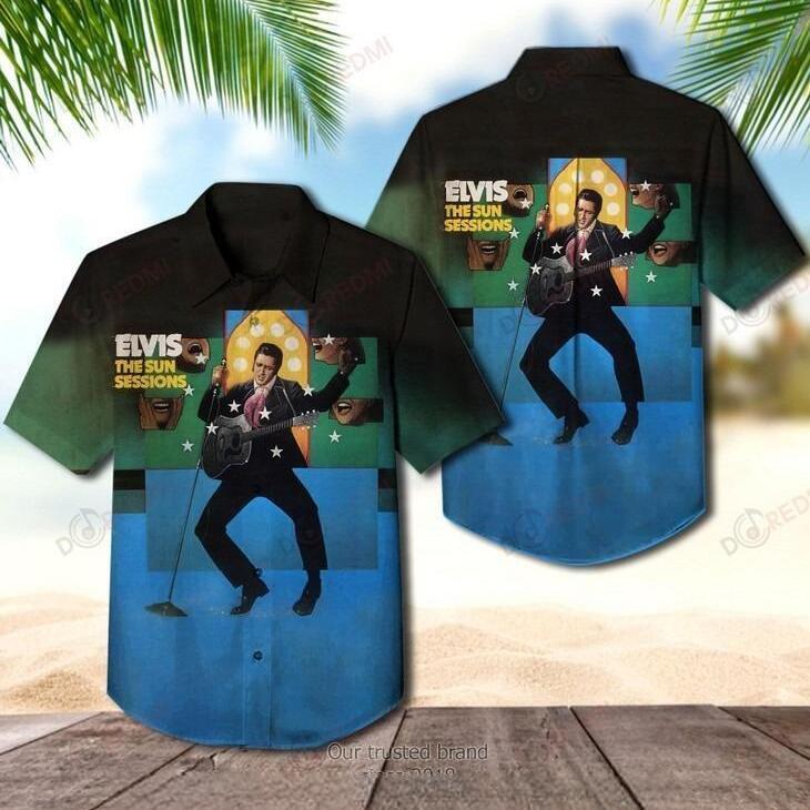 Elvis Presley The Sun Sessions Hawaiian Shirt Beach Gift For Him