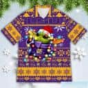 LSU Tigers Hawaiian Shirt Christmas Baby Yoda Star Wars LSU Tigers Hawaiian Shirt Christmas Baby Yoda Star Wars
