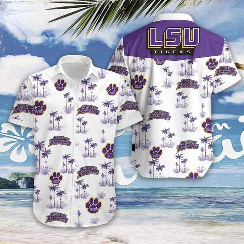 LSU Tigers Hawaiian Shirt Football Gift For Friend LSU Tigers Hawaiian Shirt Football Gift For Friend