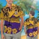LSU Tigers Hawaiian Shirt Father's Day Gift For Beach Lovers LSU Tigers Hawaiian Shirt Father's Day Gift For Beach Lovers