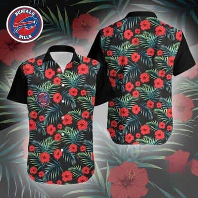Buffalo Bills Hawaiian Shirt Hibiscus Flowers Pattern All Over Print Buffalo Bills Hawaiian Shirt Hibiscus Flowers Pattern All Over Print