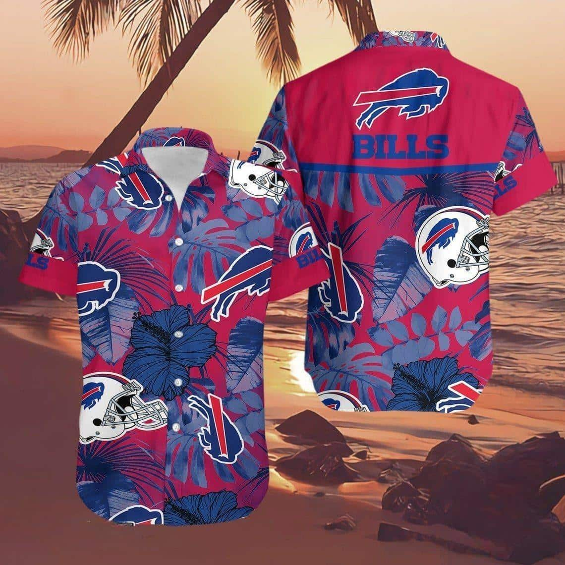 NFL Buffalo Bills Hawaiian Shirt Beach Gift For Football Coach