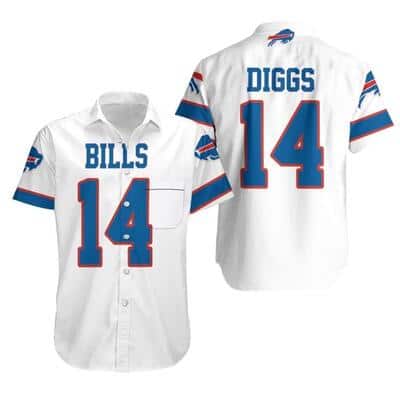 Diggs 14 Buffalo Bills Hawaiian Shirt For Football Fans Diggs 14 Buffalo Bills Hawaiian Shirt For Football Fans