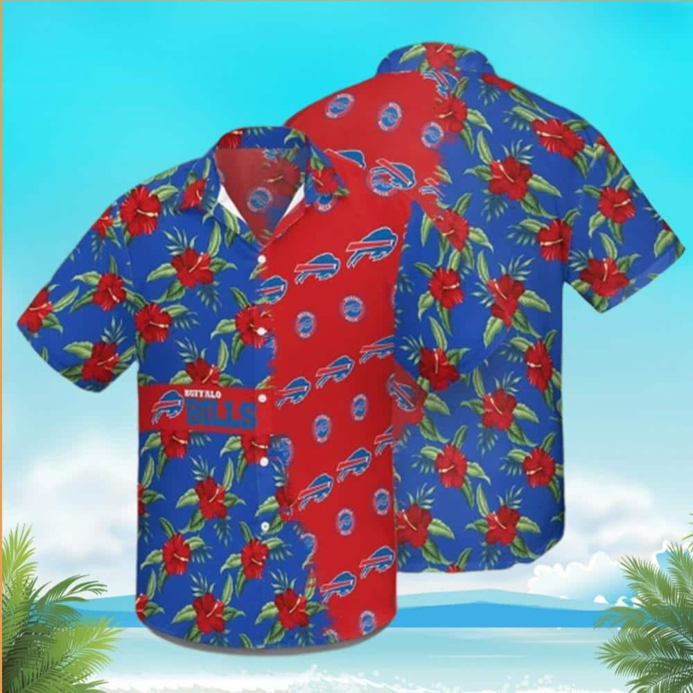 Buffalo Bills Hawaiian Shirt Hibiscus Flower Pattern All Over Print