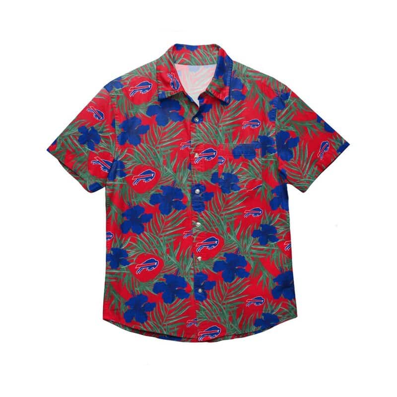 Buffalo Bills Hawaiian Shirt Hibiscus Flowers Pattern Beach Lovers Gift Buffalo Bills Hawaiian Shirt Hibiscus Flowers Pattern Beach Lovers Gift