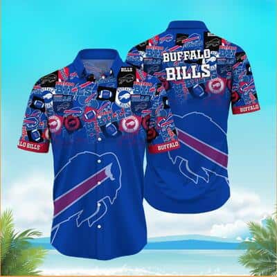 Buffalo Bills Hawaiian Shirt Football Gift For Beach Lovers Buffalo Bills Hawaiian Shirt Football Gift For Beach Lovers