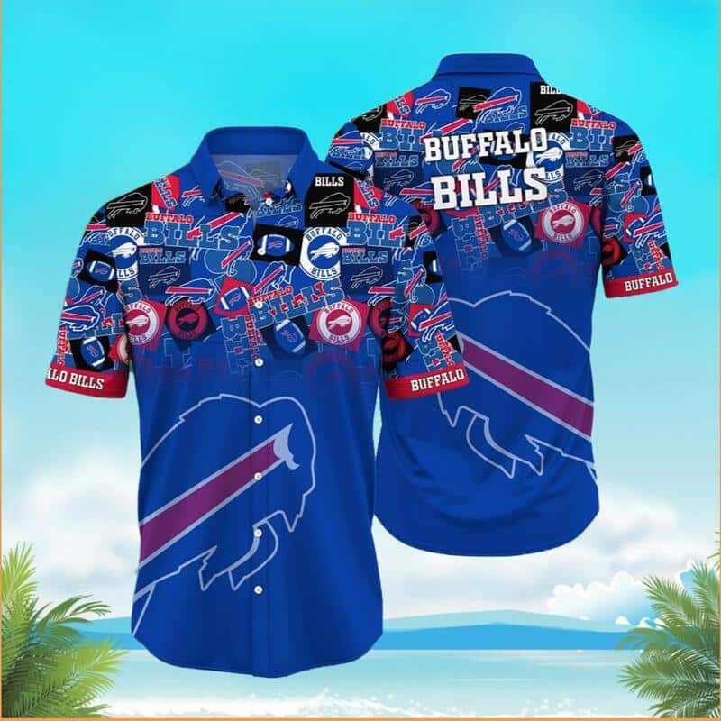 Buffalo Bills Hawaiian Shirt Football Gift For Beach Lovers Buffalo Bills Hawaiian Shirt Football Gift For Beach Lovers