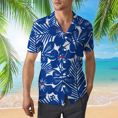 Buffalo Bills Hawaiian Shirt Flower Pattern All Over Print Buffalo Bills Hawaiian Shirt Flower Pattern All Over Print