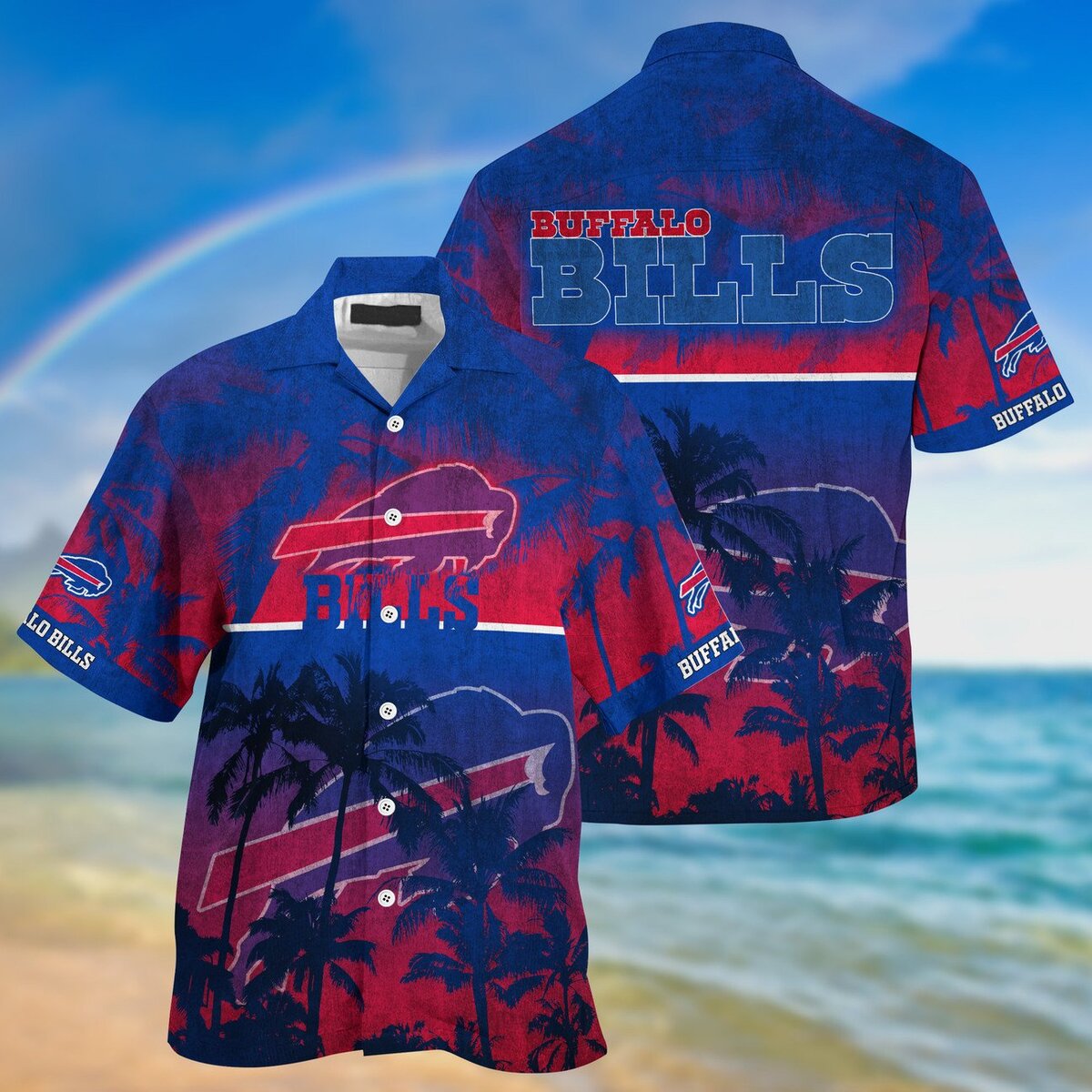 Summer Vibes Buffalo Bills Hawaiian Shirt Gift For Beach Trip