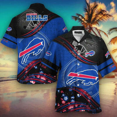 NFL Buffalo Bills Hawaiian Shirt Summer Beach Gift For Football Fans NFL Buffalo Bills Hawaiian Shirt Summer Beach Gift For Football Fans