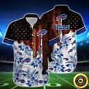 NFL Buffalo Bills Hawaiian Shirt Vintage Us Flag Independence Day 4th Of July
