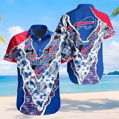 NFL Buffalo Bills Hawaiian Shirt Father's Day Gift For Sports Enthusiast NFL Buffalo Bills Hawaiian Shirt Father's Day Gift For Sports Enthusiast