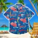 NFL Buffalo Bills Hawaiian Shirt Scallops Coral Fish Pattern NFL Buffalo Bills Hawaiian Shirt Scallops Coral Fish Pattern