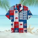 NFL Buffalo Bills Hawaiian Shirt Football Logo Collection Plaid Pattern NFL Buffalo Bills Hawaiian Shirt Football Logo Collection Plaid Pattern