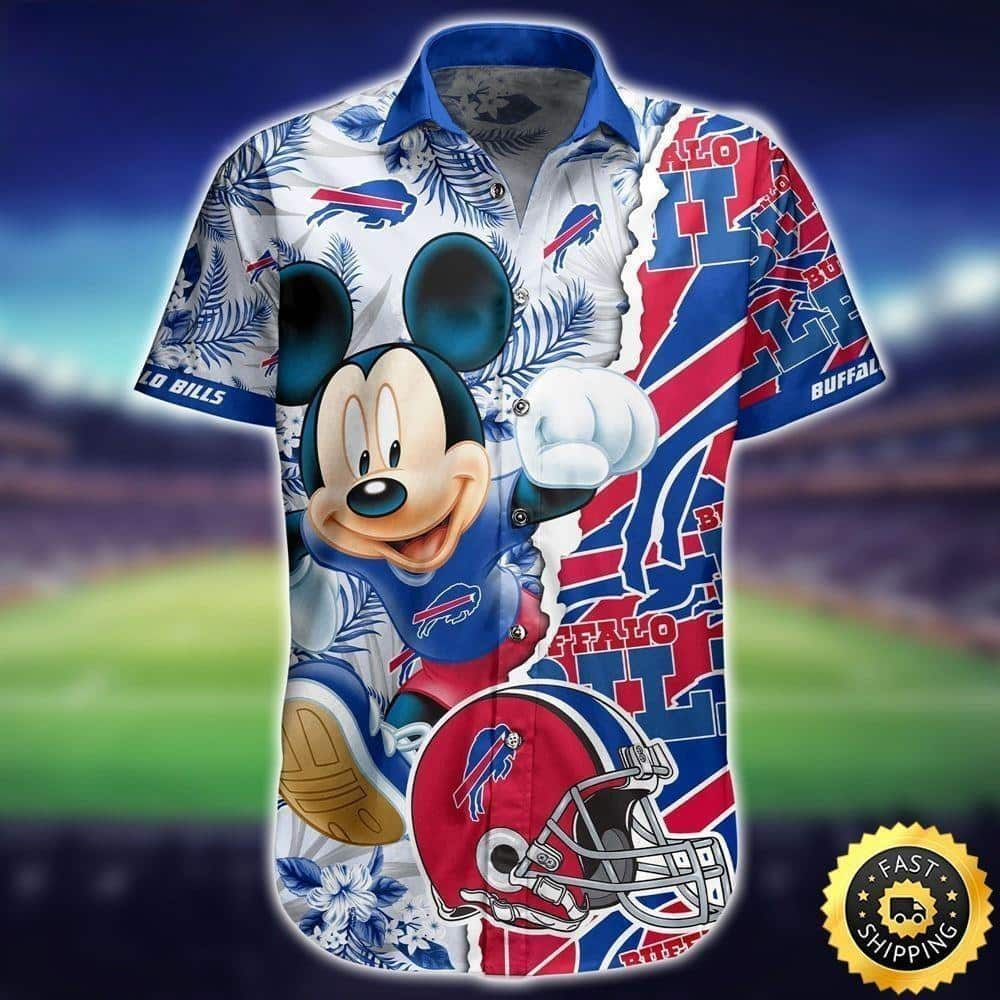 Mickey Mouse Disney NFL Buffalo Bills Hawaiian Shirt