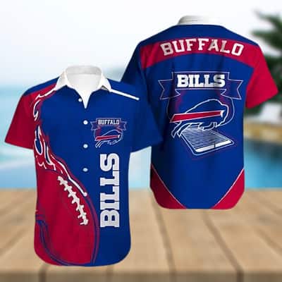 Buffalo Bills Hawaiian Shirt Red Blue Fire Rugby All Over Print Buffalo Bills Hawaiian Shirt Red Blue Fire Rugby All Over Print
