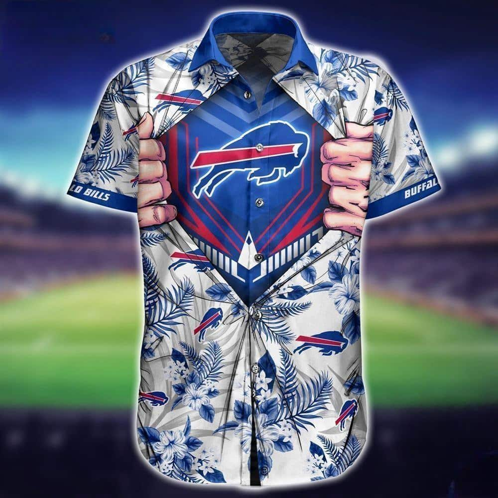 NFL Buffalo Bills Hawaiian Shirt Beach Vacation Gift