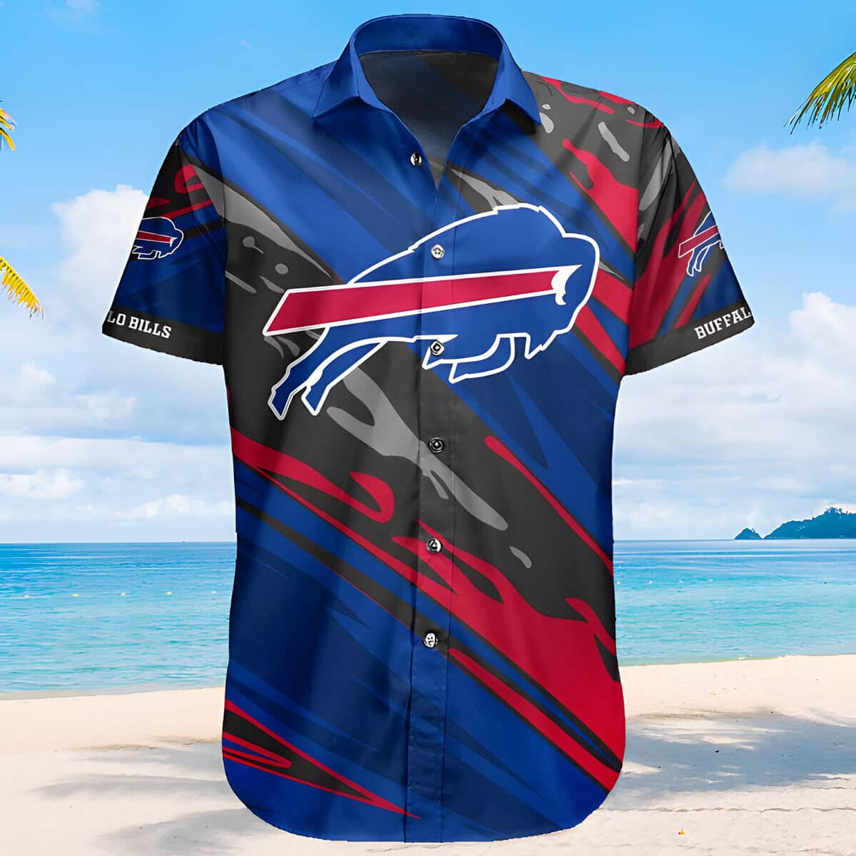 NFL Buffalo Bills Hawaiian Shirt Beach Gift For Sports Enthusiast