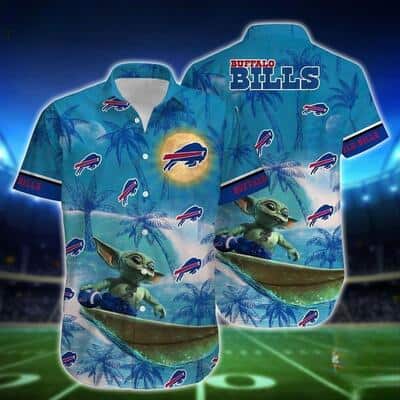 Baby Yoda Star Wars Loves NFL Buffalo Bills Hawaiian Shirt For Summer Lovers Baby Yoda Star Wars Loves NFL Buffalo Bills Hawaiian Shirt For Summer Lovers