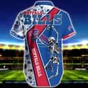 NFL Buffalo Bills Hawaiian Shirt Skeleton Beach Gift For Friend NFL Buffalo Bills Hawaiian Shirt Skeleton Beach Gift For Friend