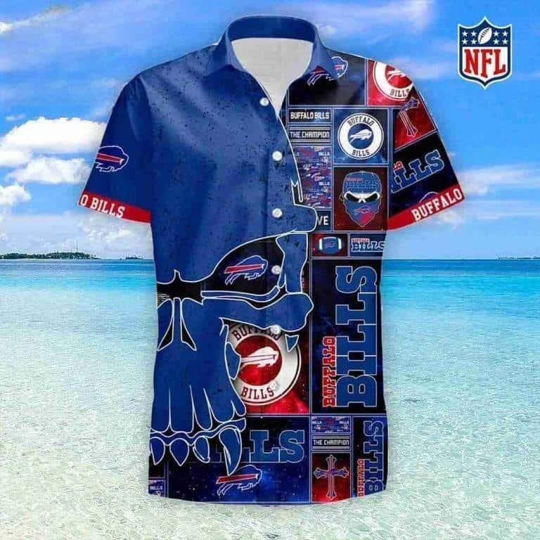 NFL Buffalo Bills Hawaiian Shirt Beach Gift For Sports Lovers