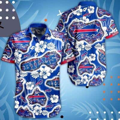 Buffalo Bills Hawaiian Shirt Hibiscus Flowers All Over Print Buffalo Bills Hawaiian Shirt Hibiscus Flowers All Over Print