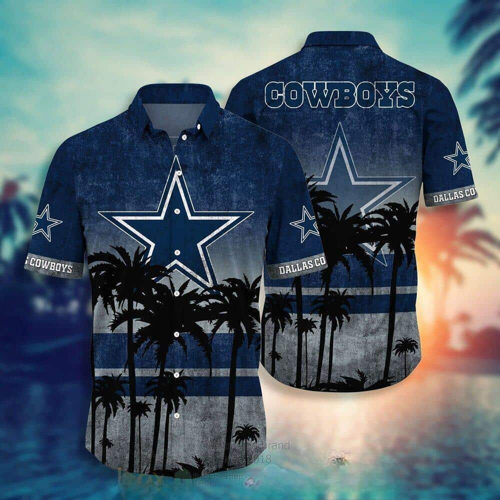 NFL Dallas Cowboys Hawaiian Shirt Vintage Gift For Beach Trip