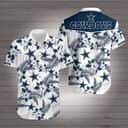 NFL Dallas Cowboys Hawaiian Shirt Tropical Flower Pattern All Over Print NFL Dallas Cowboys Hawaiian Shirt Tropical Flower Pattern All Over Print