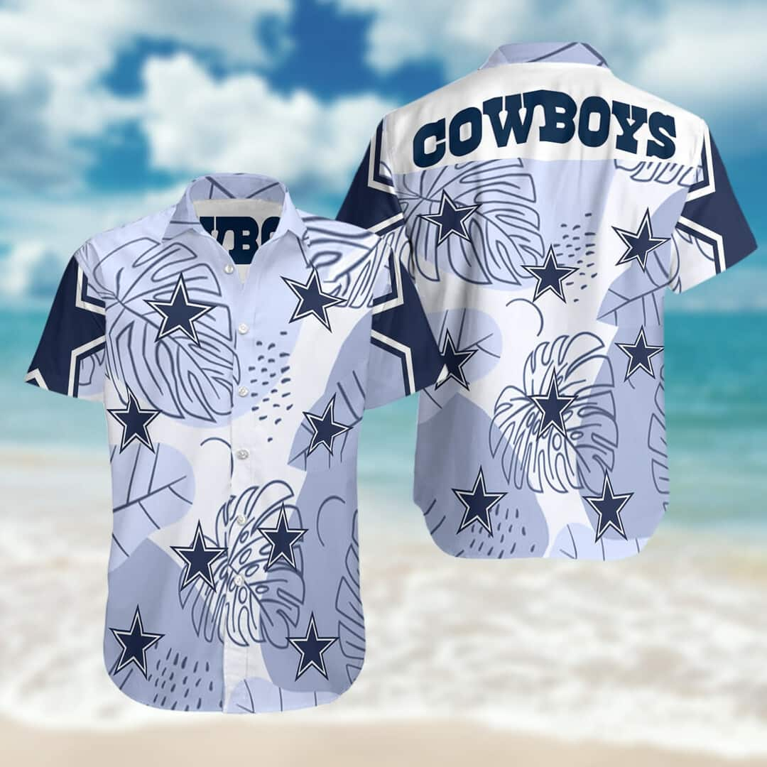 Dallas Cowboys Hawaiian Shirt Beach Gift For Football Coach