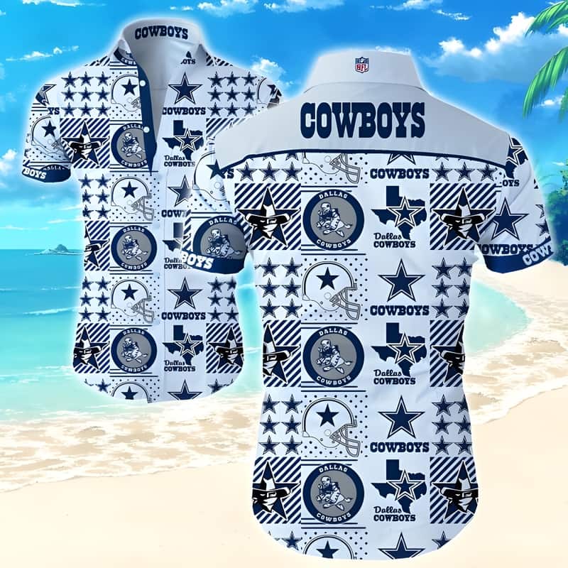 NFL Dallas Cowboys Hawaiian Shirt Football Gift For Players