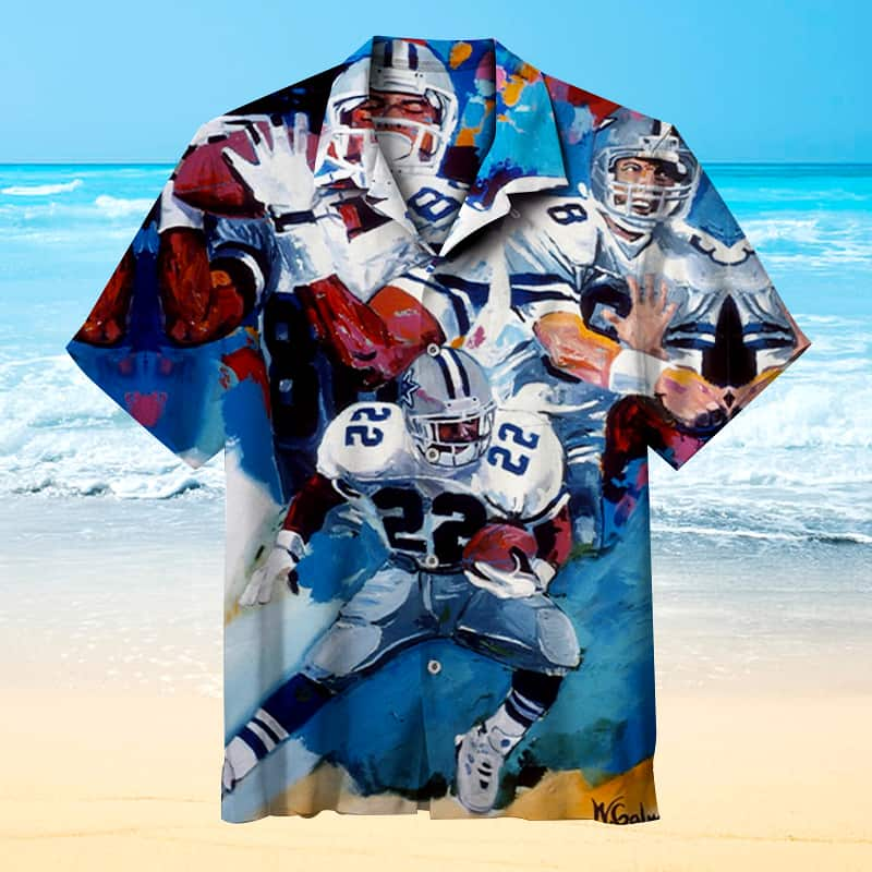 NFL Dallas Cowboys Hawaiian Shirt Gift For Football Fans