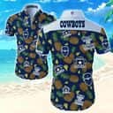 Dallas Cowboys Hawaiian Shirt Pineapple Pattern Beach Gift