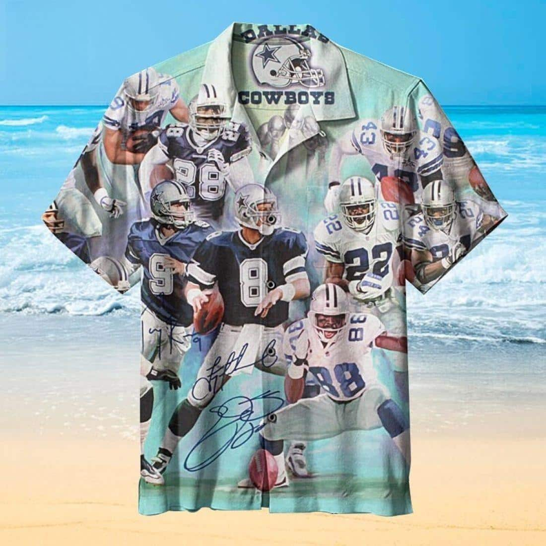 NFL Dallas Cowboys Hawaiian Shirt Beach Gift For Him