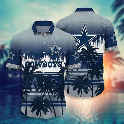 Dallas Cowboys Hawaiian Shirt Summer Tropical Pattern All Over Print Dallas Cowboys Hawaiian Shirt Summer Tropical Pattern All Over Print