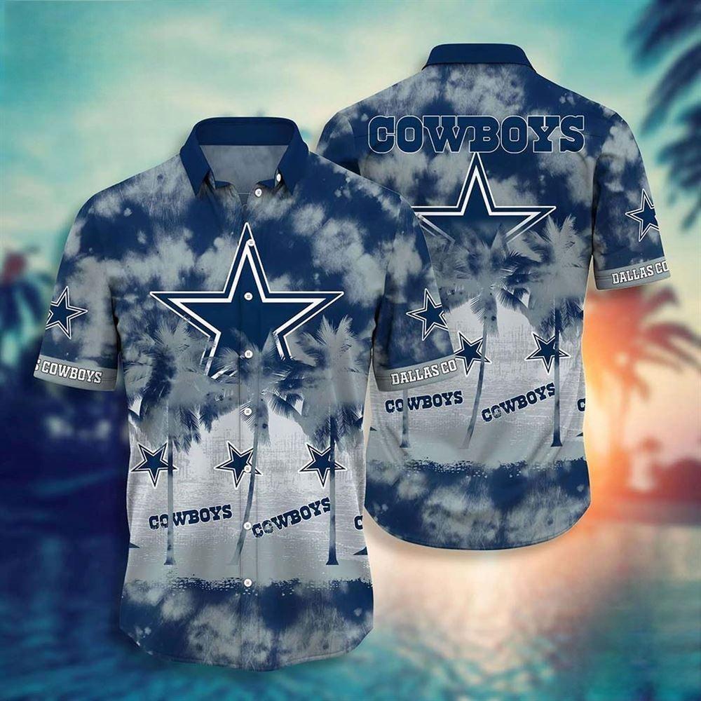 NFL Dallas Cowboys Hawaiian Shirt Color Splash Pattern Gift For Beach Trip