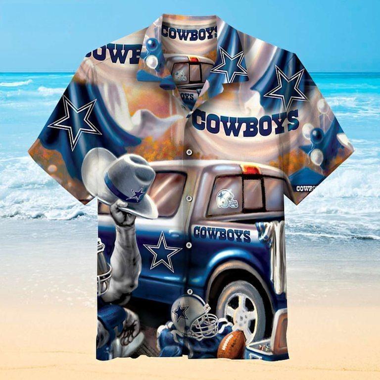 Dallas Cowboys Team Hawaiian Shirt Football Gift For Beach Trip