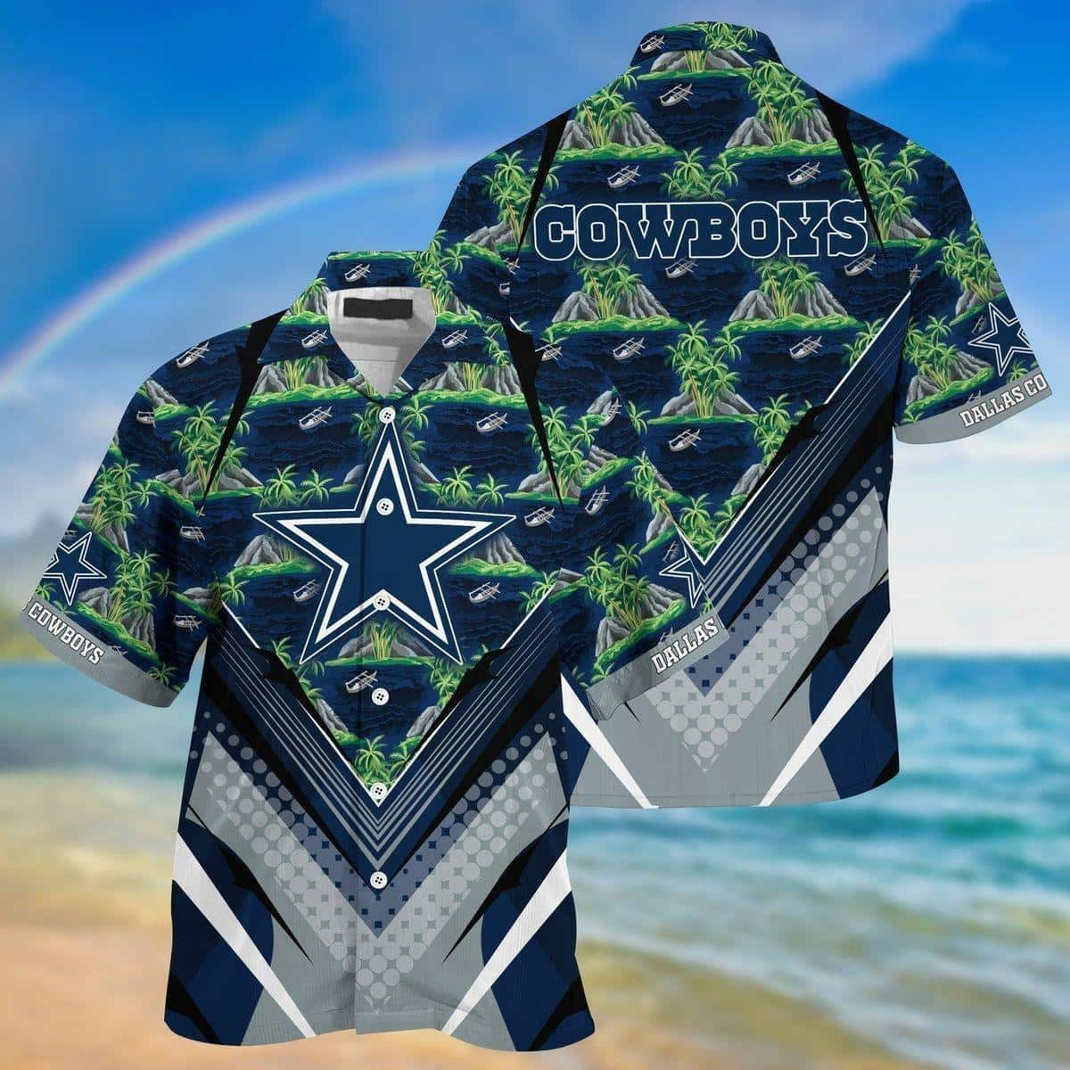 NFL Dallas Cowboys Hawaiian Shirt Beach Gift For Friend