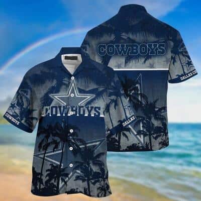 Vintage Dallas Cowboys Hawaiian Shirt Summer Beach Gift For Football Fans