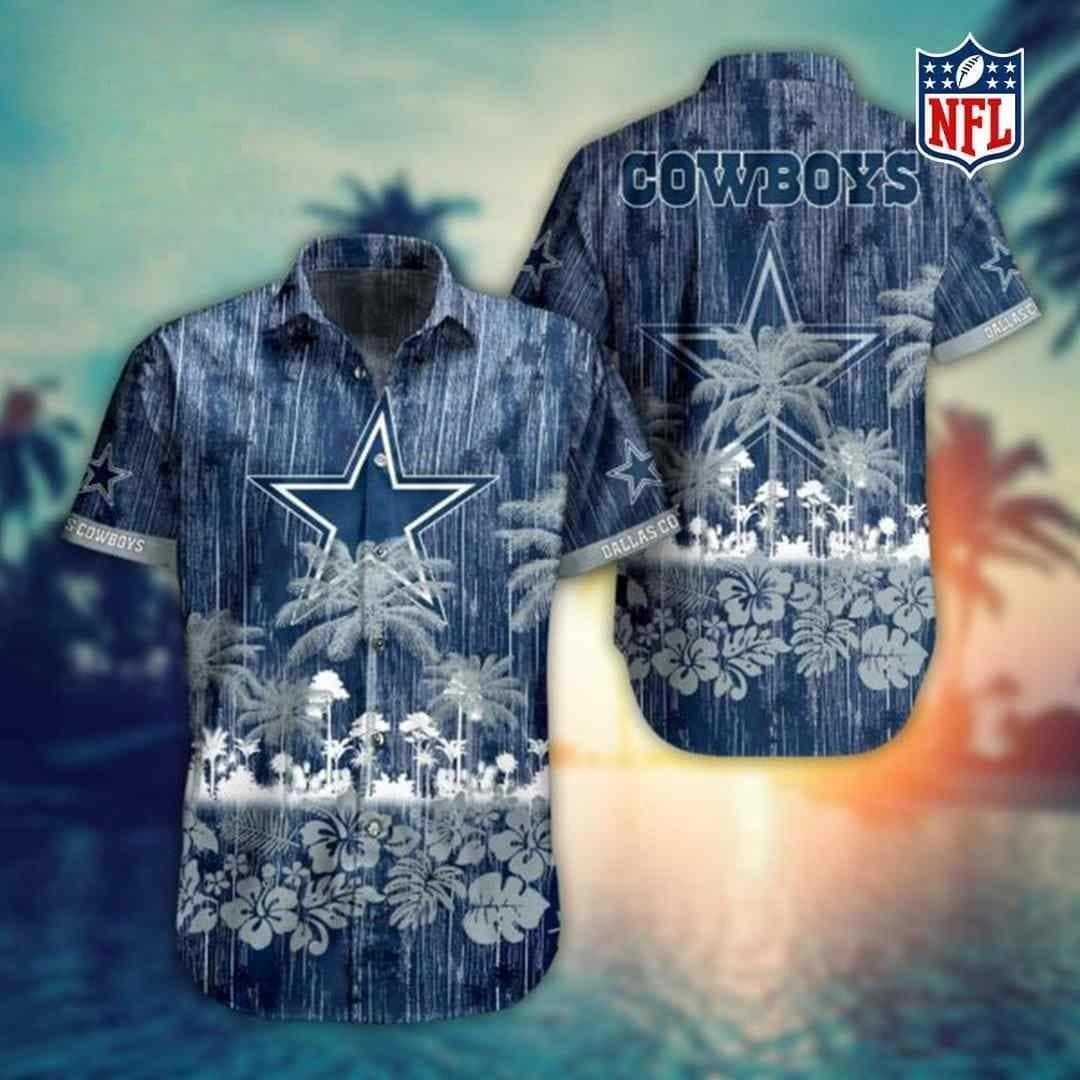 NFL Dallas Cowboys Hawaiian Shirt Summer Vacation Gift For Football Fans