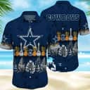 NFL Dallas Cowboys Hawaiian Shirt Pineapple Guitar Tropical Leaf Pattern NFL Dallas Cowboys Hawaiian Shirt Pineapple Guitar Tropical Leaf Pattern