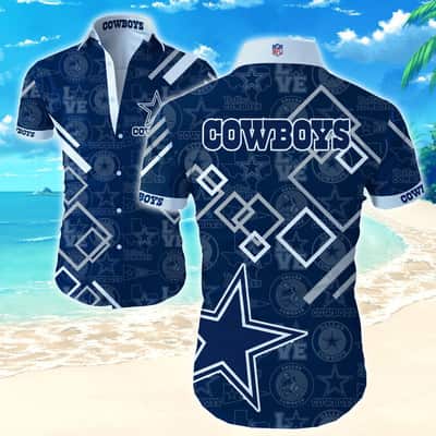 Dallas Cowboys Hawaiian Shirt Beach Gift For Dad Who Wants Nothing