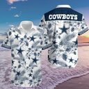 Dallas Cowboys Hawaiian Shirt Tropical Flower Pattern Summer Beach Gift Dallas Cowboys Hawaiian Shirt Tropical Flower Pattern Summer Beach Gift