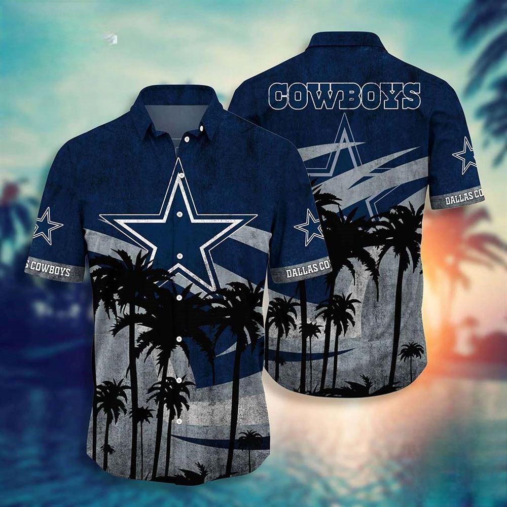 Vintage NFL Dallas Cowboys Hawaiian Shirt Gift For Football Fans