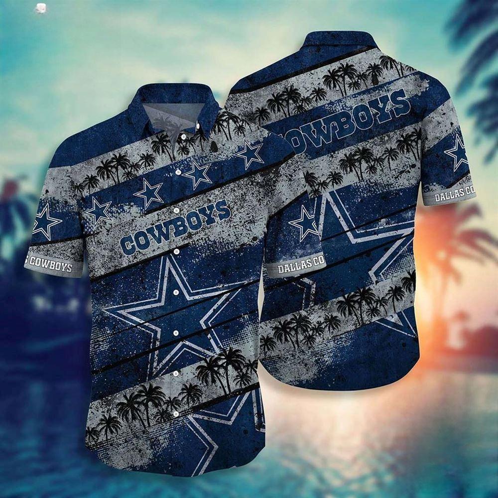 Dallas Cowboys NFL Hawaiian Shirt Tropical Pattern Beach Gift For Friend