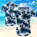 Dallas Cowboys Hawaiian Shirt Beach Pattern Sport Gift For Dad Dallas Cowboys Hawaiian Shirt Beach Pattern Sport Gift For Dad