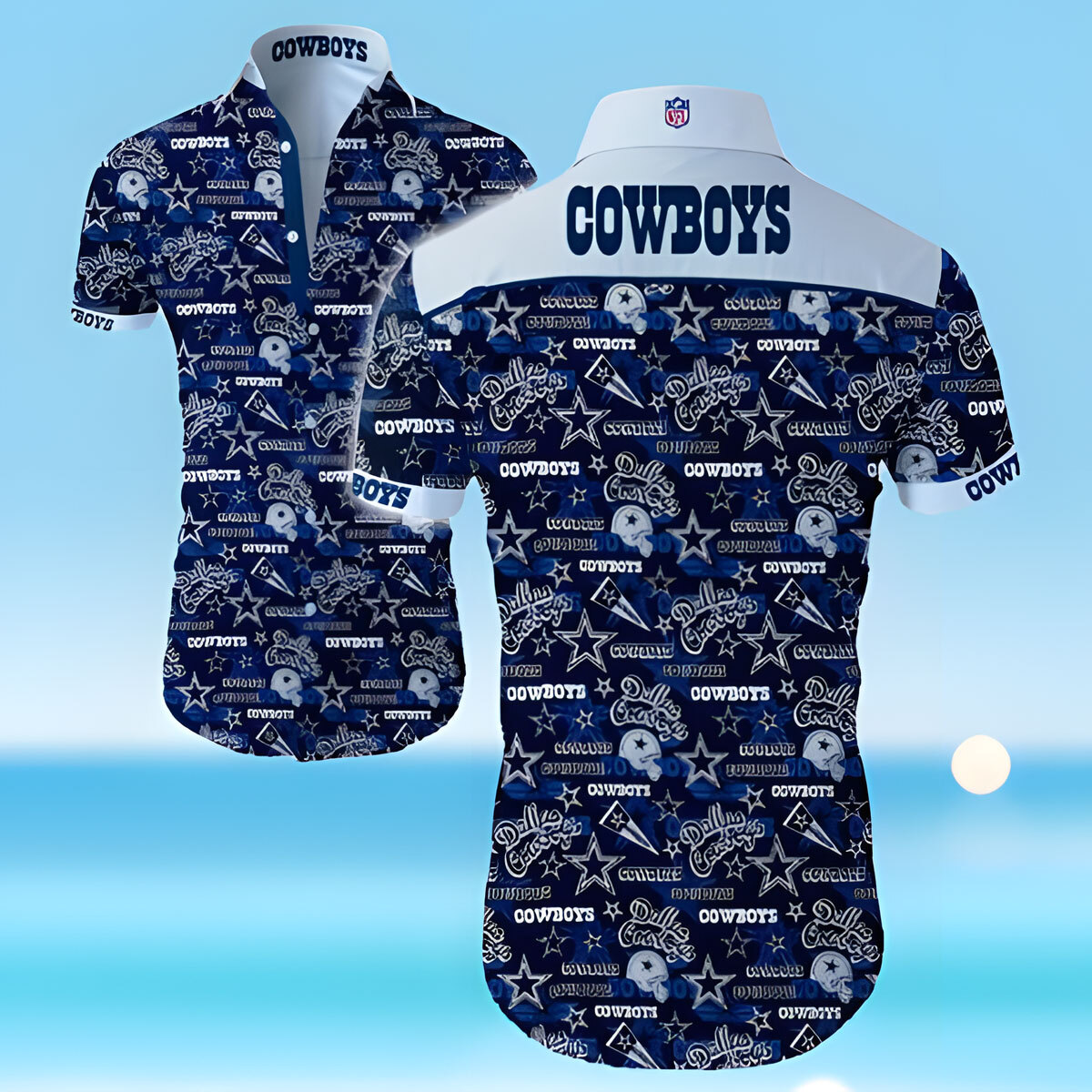 Dallas Cowboys Hawaiian Shirt Gift For Football Players