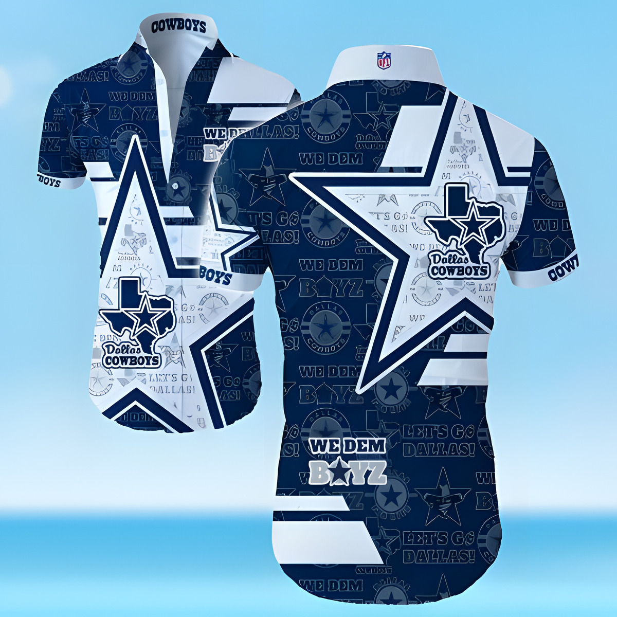 NFL Dallas Cowboys Hawaiian Shirt Beach Gift For Sport Lovers