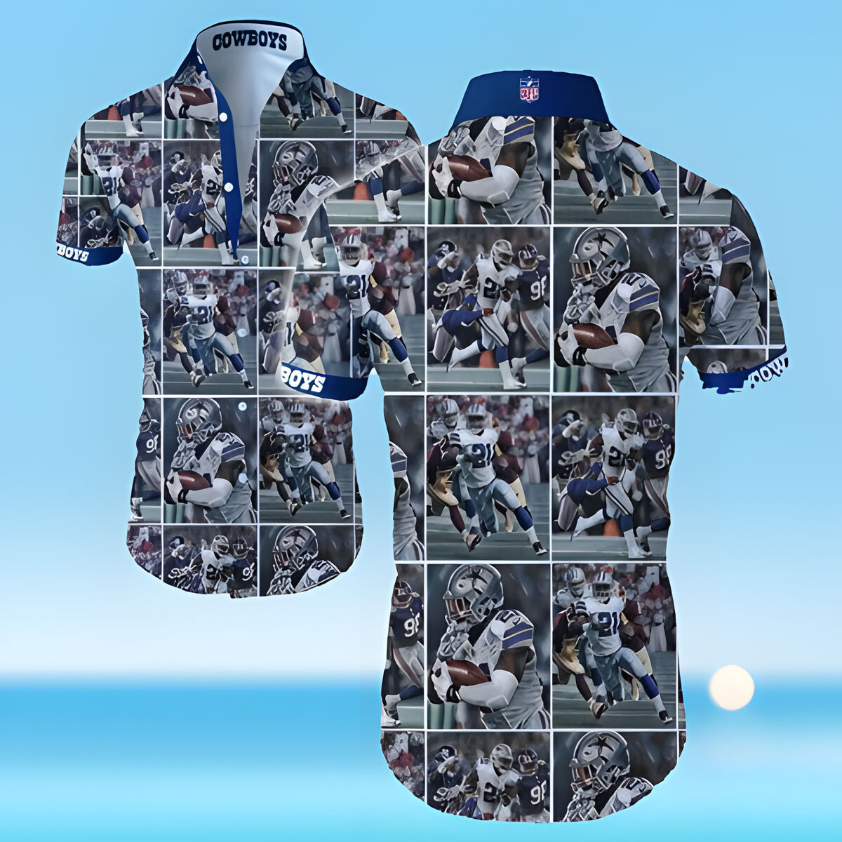 NFL Dallas Cowboys Hawaiian Shirt Sport Gift For Dad