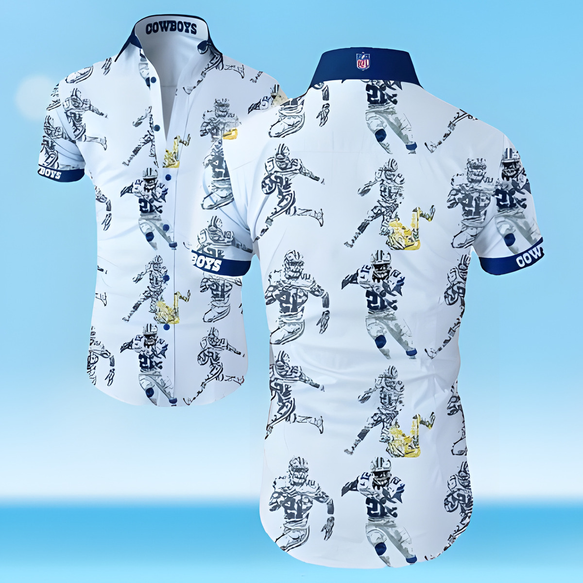 NFL Dallas Cowboys Hawaiian Shirt Practical Beach Gift For Football Fans