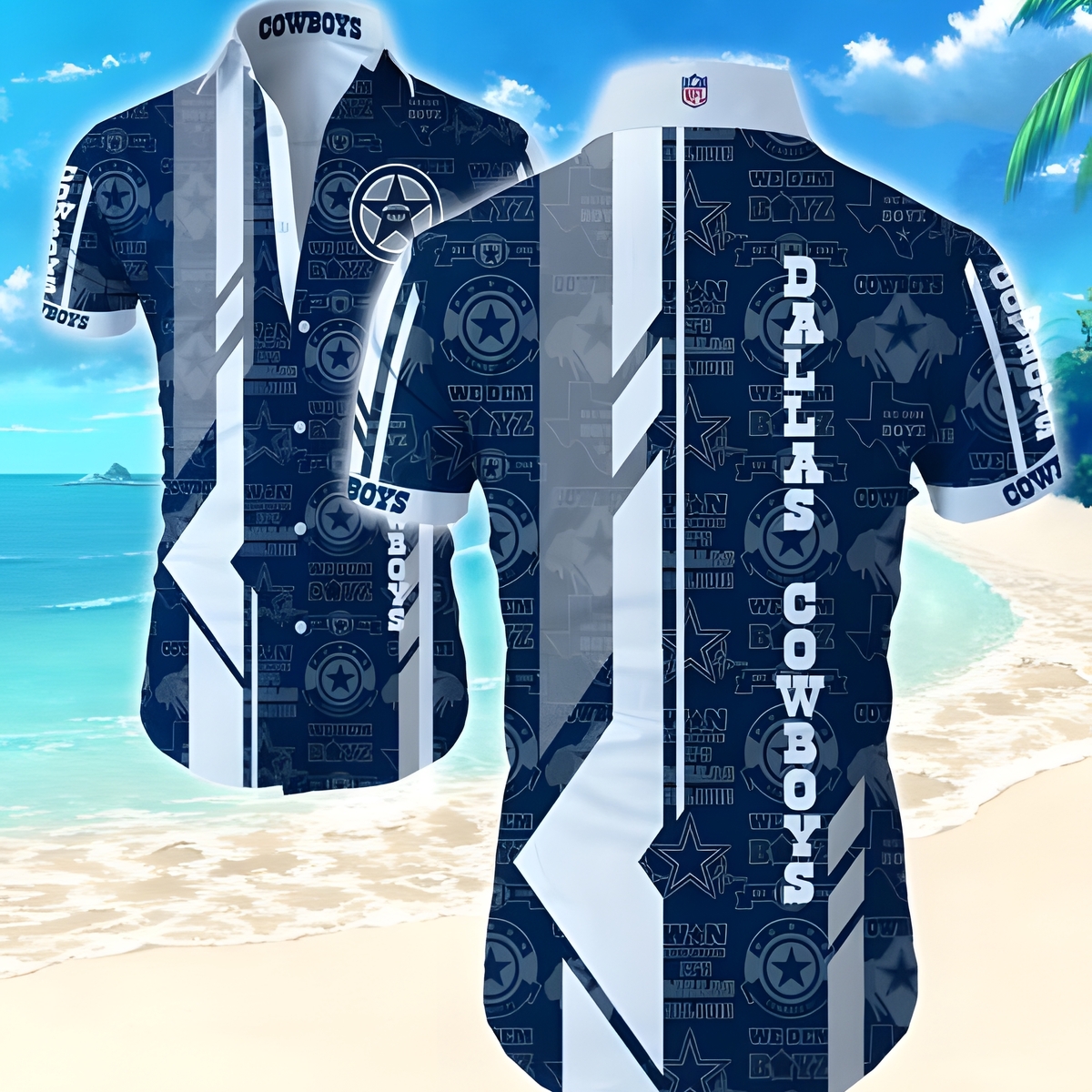 Dallas Cowboys Hawaiian Shirt Best Beach Gift For Football Fans